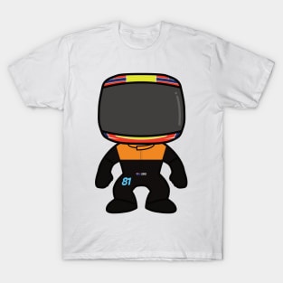 Oscar Piastri Custom Mini Figure – F1 2023 Season T-Shirt